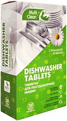 Multiclean Таблетки для посудомоечных машин 30 шт