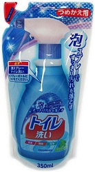Nihon Чистящая спрей-пена для туалета Foam spray toilet запасной блок мягкая упаковка 350 мл
