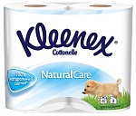 Kleenex туалетная бумага Natural Care трёхслойная 4 шт.