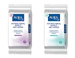 Aura Влажные салфетки с антибактериальным эффектом  Family/Beauty 72 шт