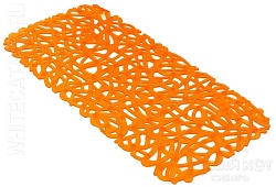 Антискользящий коврик для ванны Mix оранжевый 72 х 36 см 0249