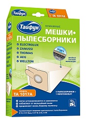 Тайфун TA 1017A Бумажные мешки-пылесборники для пылесосов 5 шт. + 1 микрофильтр Electrolux, Zanussi, Thomas, AEG, Wellton