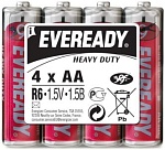 Energizer Батарейка солевая Eveready R6 тип АА 4 шт