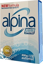 Alpina Стиральный порошок автомат White Shine 400 г