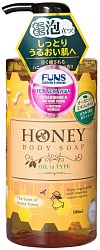 Funs Honey Oil Гель для душа увлажняющий с экстрактом мёда и маслом жожоба 500 мл