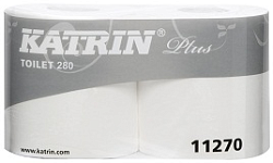 Katrin Plus Toilet 280 2-хслойная туалетная бумага премиум качества из целлюлозы в стандартных рулонах длина 39,2 метра