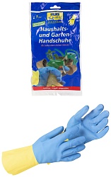Aqualine Бытовые резиновые перчатки прочные размер большой