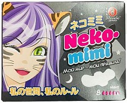 Maneki Прокладки гигиенические женские ночные серия Neko-mimi 280 мм 8 шт.