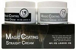 Bon Cosmetics Bosnic Magic Coating Straight Cream Набор кремов для выпрямления волос двухэтапный 100 мл 2 шт