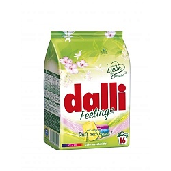 Dalli Feelings Стиральный порошок для стирки цветного белья с свежим цветочным ароматом 16 стирок 1,04 кг