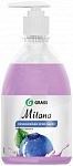 Grass Жидкое крем-мыло Milana черника в йогурте с дозатором 500 мл