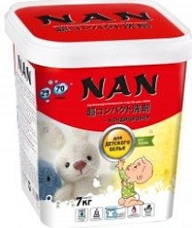 Nan Высококонцентрированный стиральный порошок с кондиционером для детского белья 700 гр