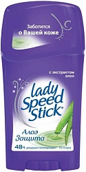 Lady Speed Stick Дезодорант-стик Алоэ для чувствительной кожи 45 г