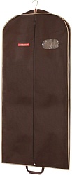 Hausmann Чехол для одежды с овальным окном и ручками коричневый 60 x 140 x 10 см