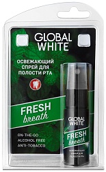 Global White Спрей освежающий для полости рта 15 мл