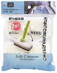 Kokubo Губка для чистки ванн на длинной ручке Soft Cleaner сменный блок 2 шт