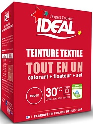 Ideal Maxi Краска всё в одном для окрашивания одежды и тканей красная 350 г