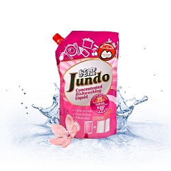 Jundo Экологичный концентрированный гель для мытья посуды и детских принадлежностей Sakura с гиалуроновой кислотой 800 мл