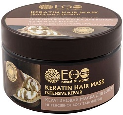 Ecolab Страны Маска для волос Кератиновая Интенсивное восстановление 250 мл