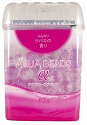 Nagara Aqua Beads Арома-поглотитель запаха гелевый с ароматом камелии 360 г