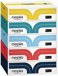 Nepia Салфетки бумажные Premium Soft 180 шт.