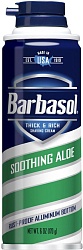 Barbasol Крем-пена для бритья смягчающая с экстрактом алоэ Soothing Aloe Shaving Cream 170 г