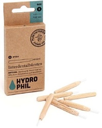 Hydrophil Набор натуральных межзубных щеток из бамбука, размер 3