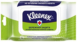 Kleenex салфетки влажные антибактриальные 40 шт