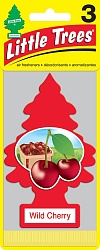 Little Trees Комплект ароматизаторов Ёлочка Дикая вишня Wild Cherry 3 шт