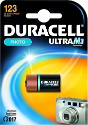 Duracell Батарейка Photo Ultra  M3 123
