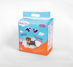 Maneki Пелёнки для домашних животных NekiZoo впитывающие одноразовые размер L 60 x 90 см 15 шт./упаковка