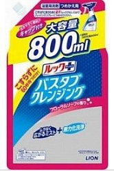 Lion Look Plus Чистящее средство для ванной комнаты быстрого действия с ароматом мыла в мягкой упаковке 800 мл