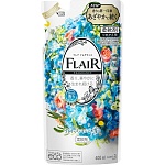 Kao Flair Fragrance Кондиционер для белья свежий цветочный аромат мягкая упаковка 400 мл