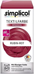 Simplicol Intensiv Краска для окрашивания одежды и тканей красный рубин