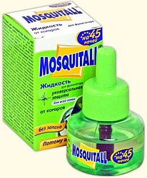 Mosquitall Жидкость от комаров "Универсальная защита" 45 ночей