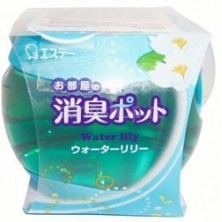 ST Shoushuu Pot Дезодорант–ароматизатор на основе желе для комнат с ароматом водяной лилии 270 г