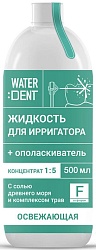 Waterdent Жидкость для ирригатора фитокомплекс со фтором 500 мл