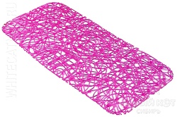 Антискользящий коврик для ванной Lux розовый 72х36 см 0259