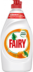 Fairy Средство для мытья посуды Апельсин и Лимонник 450 мл