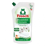 Frosch Концентрированный ополаскиватель для белья Миндальное молочко сменный блок 1 л