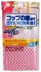 Aisen Kougyou Super Zeo Губка для мытья посуды из поролона в сетке с антибактериальной обработкой мягкая