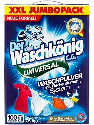 Der Waschkonig C.G. Waschpulver Universal Стиральный порошок универсальный 6,5 кг на 100 стирок