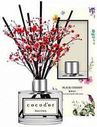 Cocodor Flower Edition Арома-диффузор для помещений с настоящими цветами Магия чёрной вишни 200 мл