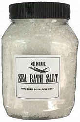 Solisrael Соль Мёртвого моря натуральная для ванн банка 1 кг