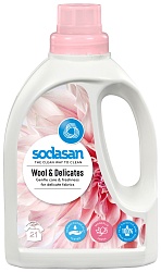 Sodasan Средство-концентрат жидкое для стирки изделий из шерстяных, шёлковых и деликатных тканей 750 мл
