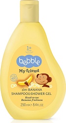 Biofresh Bebble Для детей Шампунь + гель для душа 2 в 1 Банан 250 мл
