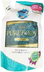Mitsuei Увлажняющий гель для душа крем-мыло для тела с гиалуроновой кислотой, коллагеном, экстрактом алоэ с ароматом трав мягкая упаковка 400 мл