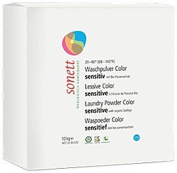 Sonett Стиральный порошок для цветных тканей Sensitive для чувствительной кожи 10 кг
