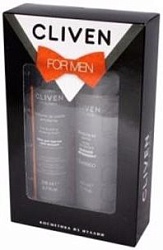 Cliven Подарочный набор №401 Смокинг (Пена для бритья 200 мл + дезодорант Classic 200 мл)