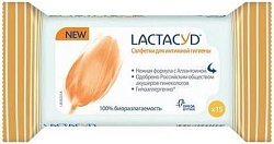 Lactacyd Femina Салфетки для интимной гигиены 15 шт